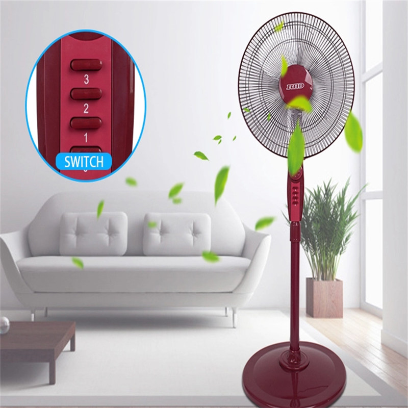 Dongguan Factory 16 orlach Cooper Motor Air Cooler Fan 2 Uair Timer Standing Fan Le Praghas is Fearr