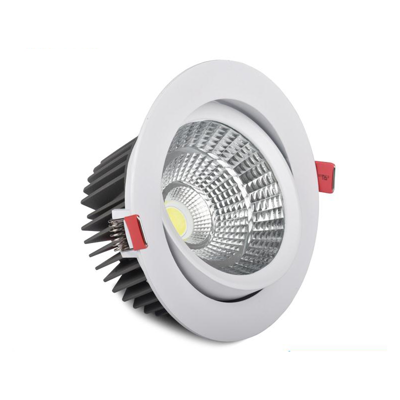 kõrge lumen süvistatud valguse kätte 7w 10w 12w downlight