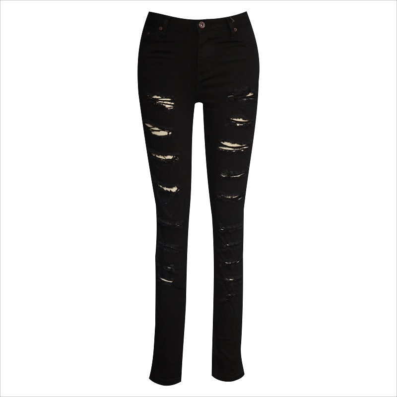 Gach jeans sciobtha dubh jeans WS1015