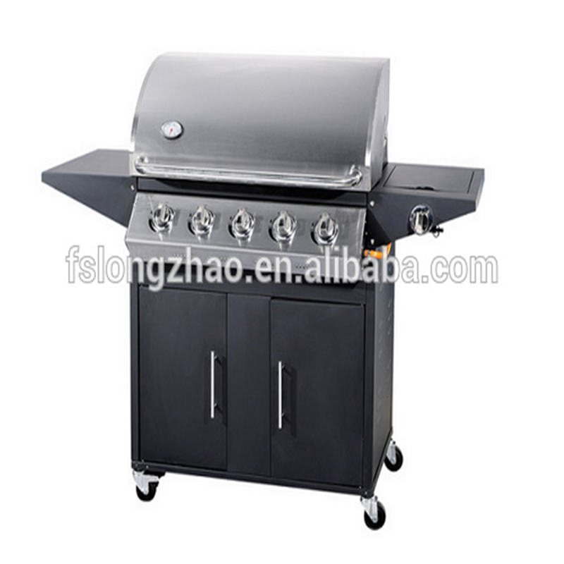 5 dóirí cruach dhosmálta gás beefmaster lasmuigh bbq grill