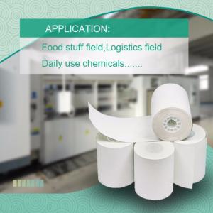 Páipéar Sintéise Bopp Teirmeach Ard-Íogair Rtm-75 do Barcocóir Zebra