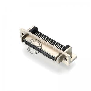 Monarcha mórdhíola SCSI 50 biorán DB cóimhiotal dronuilleach since since ban