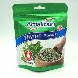 mála bia pouch plaisteach ziplock bun le poll