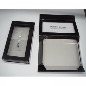 bosca páipéar docht le fuinneog PET