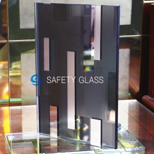 Maisiú balla nua ag teacht isteach bileog ghloine patrún ghloine snoite le haghaidh maisiú balla tógála