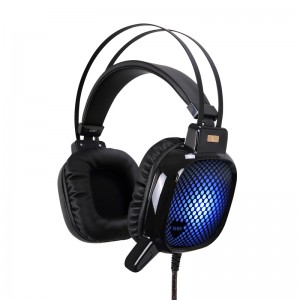 Headset cearrbhachais ardchaighdeáin OEM le solas LED do ríomhaire glúine, PS3, PS4, XBOX AMHÁIN