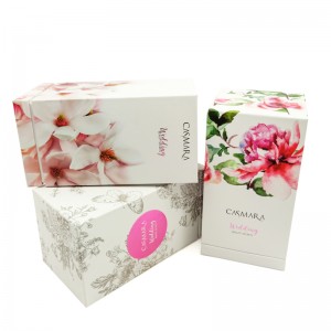 Lógó Saincheaptha Stíl Stampála Bosca Bronntanais Cairtchláir