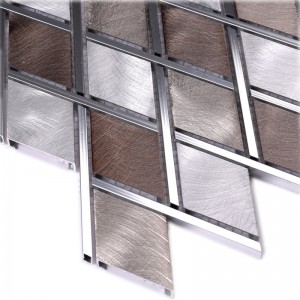 Tíleanna Backsplash Grey Ardchaighdeáin do Bhalla na Cistine