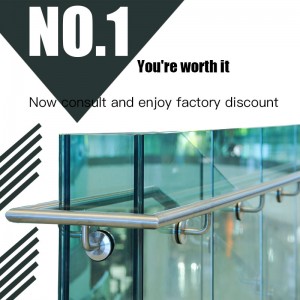 Praghas monarcha tSín de 8.76mm / 10.76mm / 12.76mm tempered Ráillí lannaithe gloine frosted