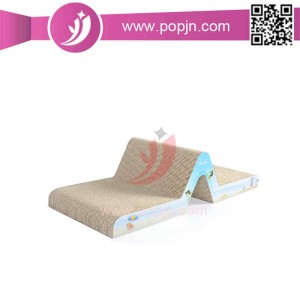 Pacáiste scratch peataí scratcher cat cairtchláir roctha / cat scratching bord ag cuimsiú catnip