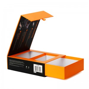 Bosca bronntanais saincheaptha PVC fuinneoige lámhdhéanta