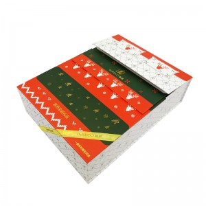 Mórdhíol clóbhuailte lógó saincheaptha mór páipéar saincheaptha pacáilte bosca bronntanais / bosca bróg bronntanais cairtchláir