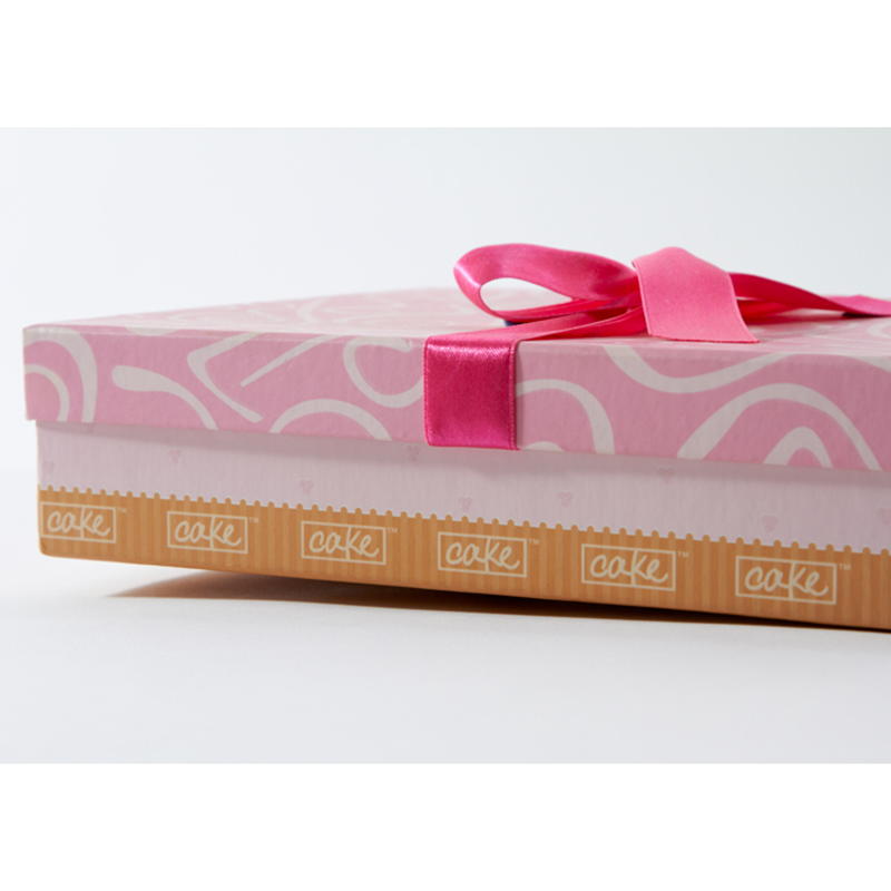 Priontáil Bosca Páipéar Pacáistiú Pacáistiú Pink Pretty Do Fianáin