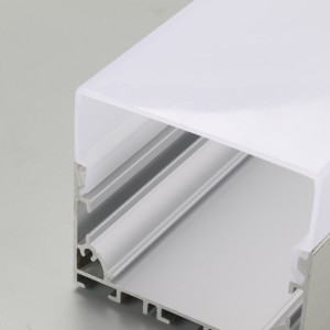 Próifíl stiall LED easbhrúite alúmanaim U