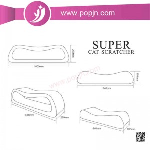 Scratch peataí scratcher cat roctha agus cairt scratching cat iamh