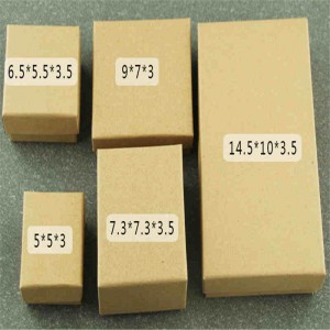 Pacáiste ceardaíochta foldable fillte sa phacáiste páipéir phacáistithe kraft