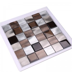 2018Aon meascán bevel Gloine Tíl seomra folctha 12x12mosaic