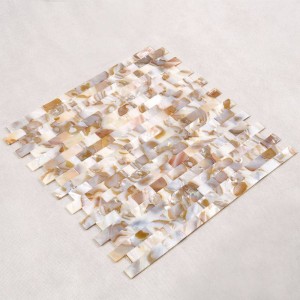 Tíleanna mósáic mósáic nua mop dubh i méid 10 * 20mm