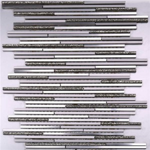 Ábhar tógála balla tíl mósáic líneach mion