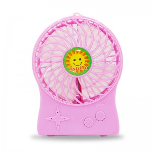 Hand Iniompartha Seilbh Tábla Leictreach Mini USB Fan Rechargeable le haghaidh an tsamhraidh