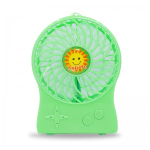 Hand Iniompartha Seilbh Tábla Leictreach Mini USB Fan Rechargeable le haghaidh an tsamhraidh