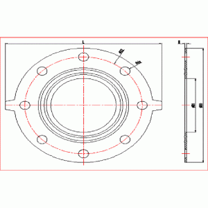 GASKET FÉIDIR UPVC (EPDM, FPM)
