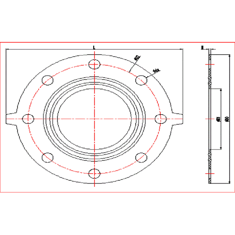 GASKET FÉIDIR UPVC (EPDM, FPM)