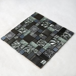 Scragall óir measctha roisín agus tíl bhalla mhiotalach ceirmeach mhiotalaigh briste