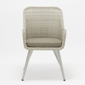 alúmanam RatánComment troscán leagtha tábla dronuilleog le 6 cathaoireacha