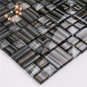 AE40 Mosaik gloine maisithe criostail nua-aimseartha le haghaidh maisiú taobh amuigh