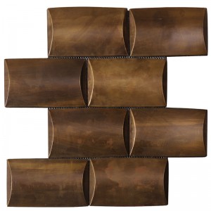 Tíleanna Mósáice Vintage Coppery do Lobby Décor HSW18126