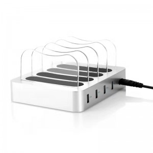 KPS-8402LC Stáisiún Ceithre Charr USB (Cábla SAM / AE / RA / AU AC)