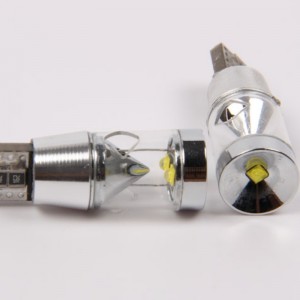 éadrom canbus t10 w5w 9w Cree faoi stiúir solais
