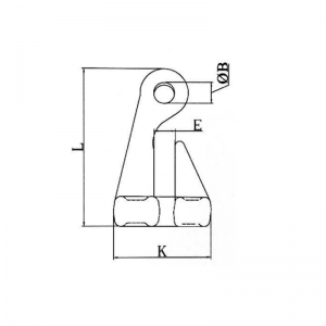 Eye Alloy brionnaithe Bend Hook ZP