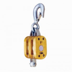 Bloc Dúbailte Bloc Adhmaid le Hook