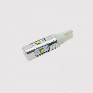 Ardchumhacht 25w 5PCS Cree XBD T10 ding W5W 168 194 faoi stiúir solais