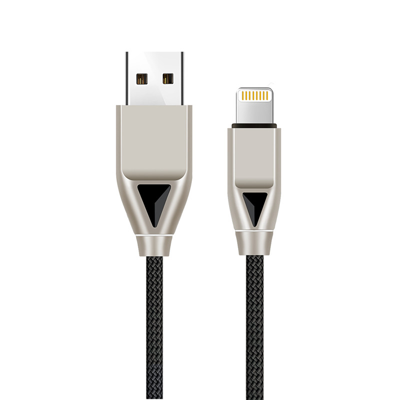 KPS-8449CB níolón USB cábla-Diamond cineál-c / soilsiú / micrea