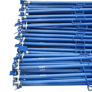 Brúigh Scafall Balla Tarraingt Prop Painted Blue