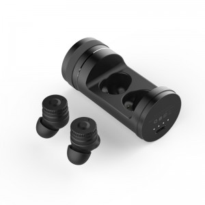 Earbuds Aistritheora Gutha W-36-Cliste le Muirearú Mic Mic Gan Sreang Earphone Gan Sreang do Ghnó Taistil