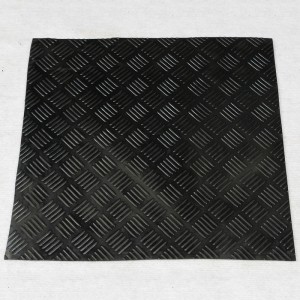 Dleacht trom Mata cobhsaí rubair rolla rubair de chruth diamaint le haghaidh paráide bleáin