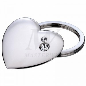 Eochair-shealbhóir miotail le Crystals_63711