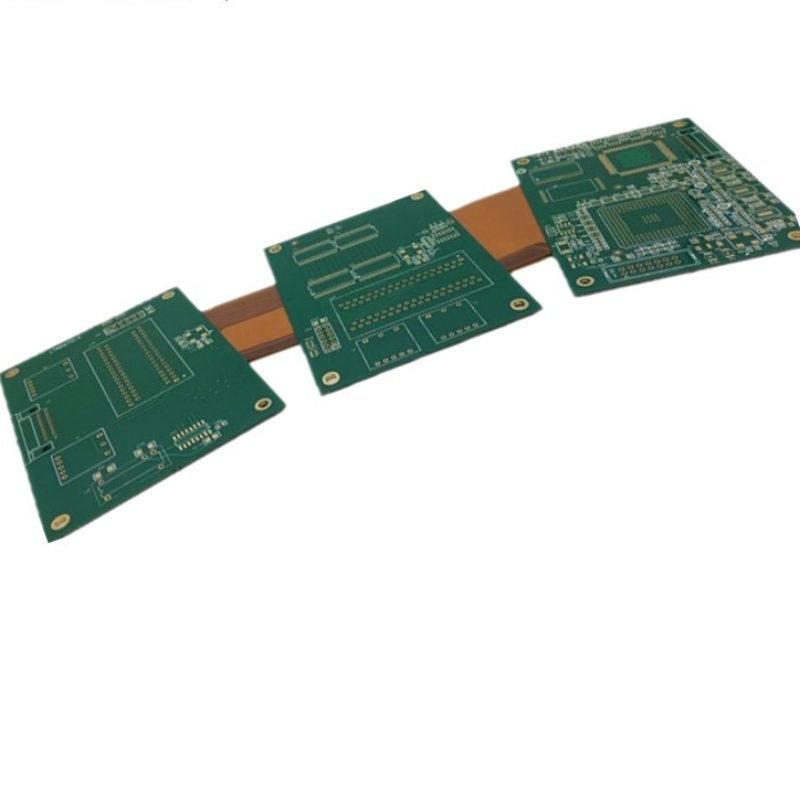 Bord Clóbhuailte Priontáil Flex PCB Righin le Dúch Masc Glas Soladóra