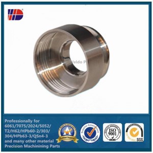 Alúmanam saincheaptha cruaiche dosmálta Ard-Beachtas CNC meaisínithe Páirteanna do cheamara