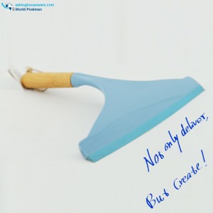 Fuinneog Cuimilte Fuinneog Akbrand Bamboo Squeegee i Sky Blue Color