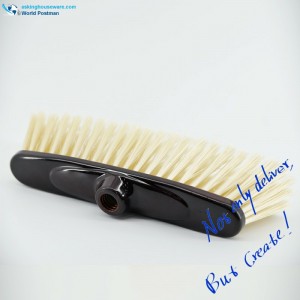 Ceann Brídeacha Plaisteacha Akbrand le Bord Scuab Dúbailte Dath Seacláid Cruth Brataithe