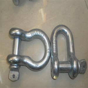 Galvanized Cineál US brionnaithe G209 Scriú PIN Bow Shackle