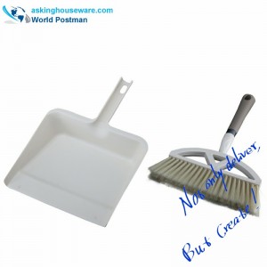 Akbrand Dustpan Brush Broom le Dpanpan Méid na gCearnóg