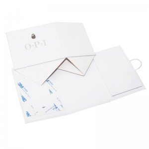 Custom Printing Silver Foil Logo Bosca Páipéir Pacáistithe Pacáistithe Snasta Lamination