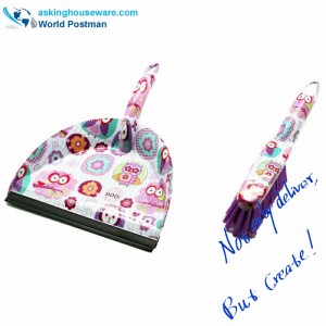 Akbrand Water Mark Dushpan Brush Broom le Líne PVC ag Bealach isteach Dustpan