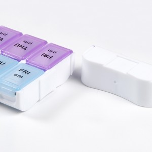 Plaisteacha inscortha 14 cás pill bhosca pill eagraí do sheachtainiúil